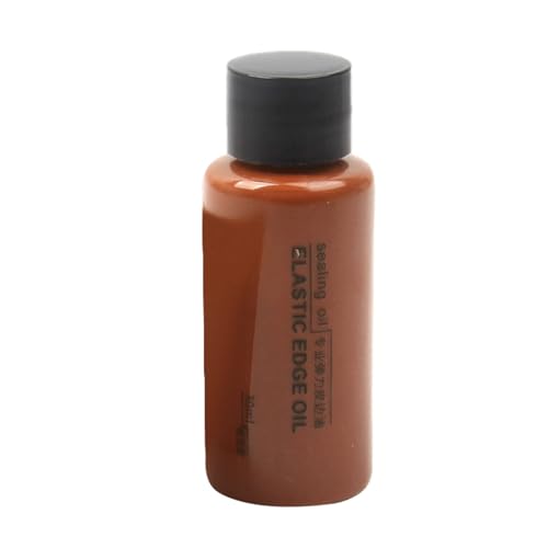 Acondicionador recolorante para piel – Dressing para bordes de 30 ml con restaurador de color | Aceite reparador rápido y fácil para cinturones, bolsos, zapatos, muebles | Acabado manual protector