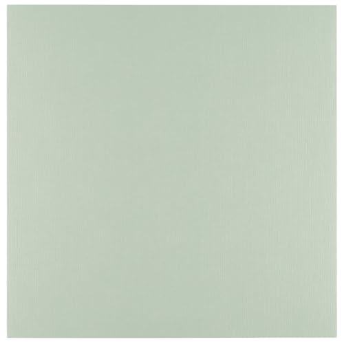 Cartoncino di lino Florence Aqua 250 g - Creazione di biglietti - 30.5 x 30.5 cm - Materiale per scrapbooking - Pesante resistente - Inviti eleganti scatole da regalo e progetti artistici