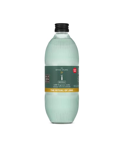 RITUALS Reed Diffuser 1x Nachfüllpack The Ritual of Jing - Zweifach nachfüllbar Duftstäbchen mit Jujube und Lotusblume Entspannender Raumduft - 1x 500ml
