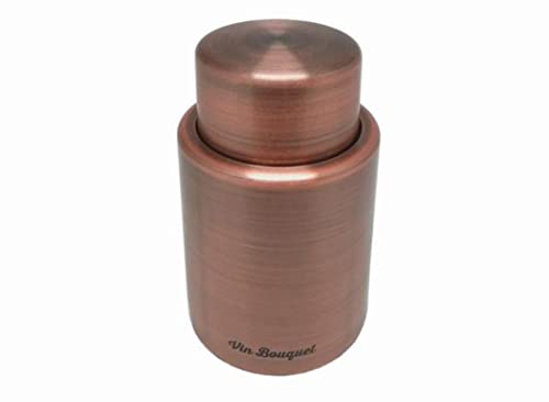 Vin Bouquet FIV 106 Tappo con Pompa a Vuoto Vintage, Colore: Rame