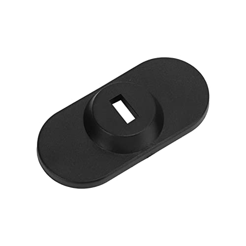 Placa de ancoragem para notebook, 42x30mm cadeado para tablet adesivo de segurança POM preto antifur