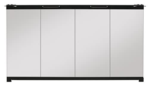 Dimplex BF Series Non-Folding Bi-Fold Look Glass Panel for Model BF45DXP (Model: BFDOOR45BLKSM), Clear