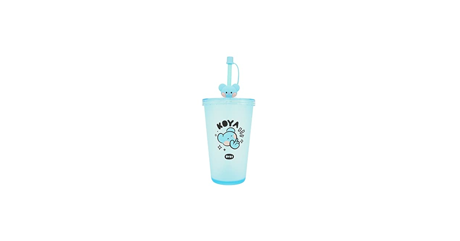 BT21 - minini タンブラー (330ml) 公式商品　cooky Amazon | ソロモン商事 BT21 minini タンブラー (ストロー付き