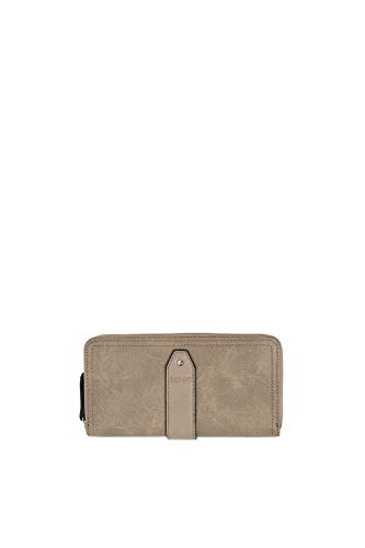 Preisvergleich Produktbild Esprit Accessoires Damen Isacaszipclutch Geldbörse, Braun (Taupe), 2x9,5x19,5 cm