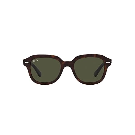 Óculos de Sol Ray-Ban Erik 0RB4398 902/31 Tam 53 / Havana Marrom - Lentes Verde