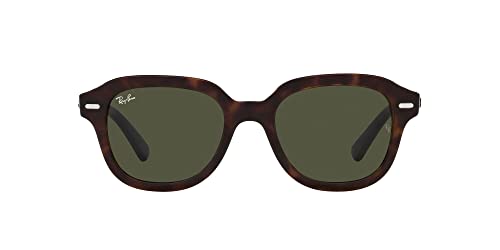 Óculos de Sol Ray-Ban Erik 0RB4398 902/31 Tam 53 / Havana Marrom - Lentes Verde