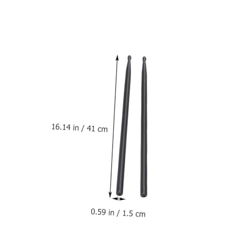 Toyvian 2 pares de baquetas para instrumentos de percusión, baquetas profesionales balanceadas para principiantes, práctica y conciertos miniatura 2