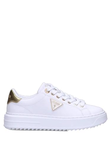 GUESS Denesa12 Sneaker pour femme en blanc et dore