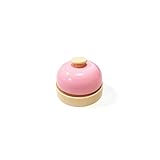 1pcs Desk Bell for Service Restaurant Reception Desk Bell for Service Classroom Bell Ringer Attention Bell Ringer Bell to Ring for Service Bell for Desk (Pink)1