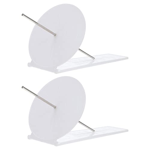 ORFOFE 2Pcs Educational Sundial Model for Scientific Measurement Ancient Timekeeper Teaching Aid for Students and Beginners Lightweight and Portable Estimator