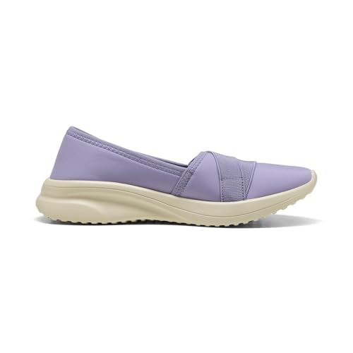 Image of Puma Women's Adelina 2 Trainers Ballet Flats, Purple Luster Puma White, 9.5 US