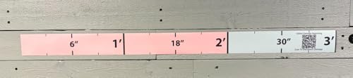 Utilitel Dig Tolerance Ruler Sticker with Damage Reporting (24" Version)
