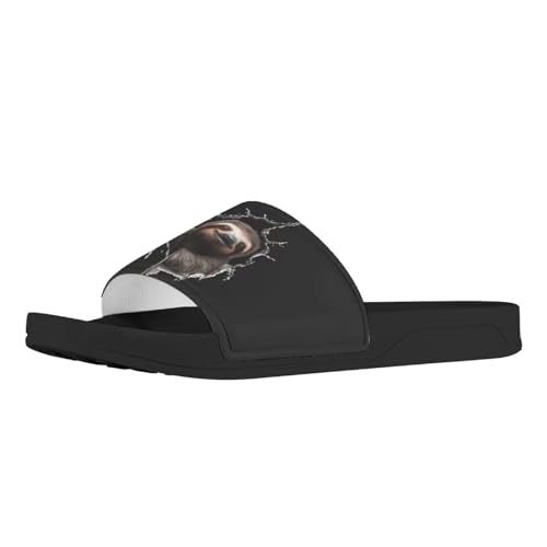 Slides Slippers for Women Men, Anti Slip House Shoes Lightweight Bathroom Slippers for Indoor Outdoor2