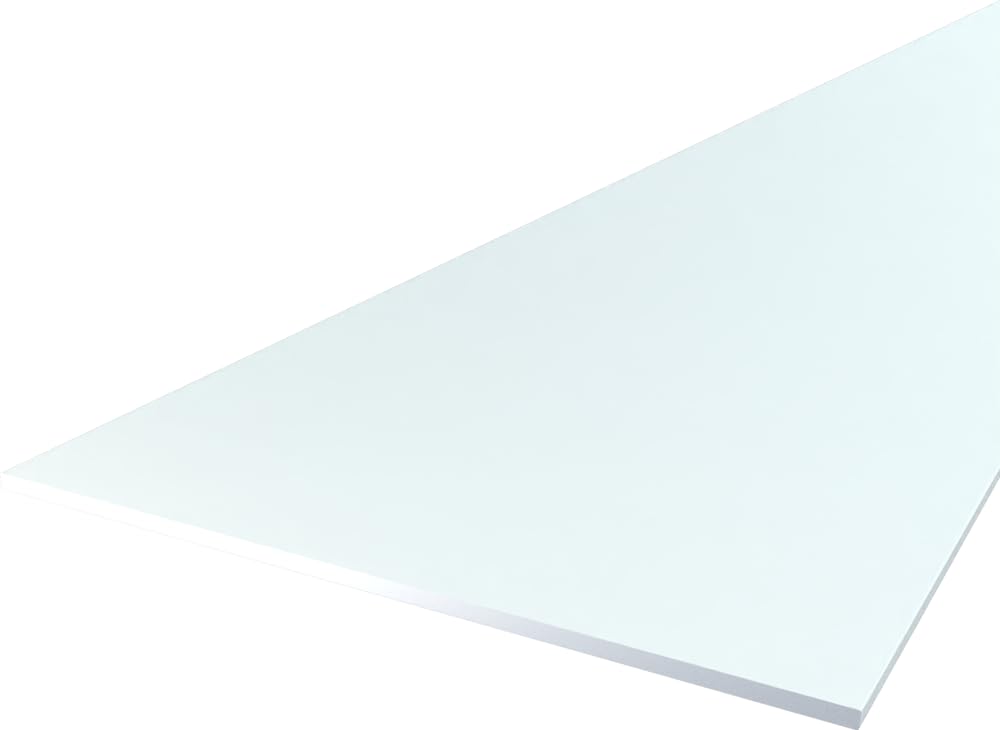 FaiX3.it - Perfil plano 100x2 mm de aluminio, lacado RAL 9010 "blanco puro" mate, longitud 2500 mm