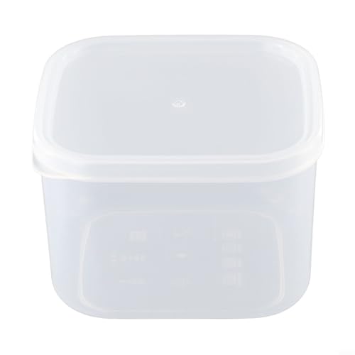 Contenedores de plástico aptos para microondas para una fácil preparación y almacenamiento de comidas (1000 ml)