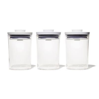Good Grips Round 3-Piece Mini Round POP Canister Set