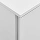 vidaXL Aktenschrank mit Rollen Rollcontainer Bürocontainer Schubladenschrank Büroschrank Stahlschrank Metallschrank Schrank Hellgrau 39x45x67cm Stahl