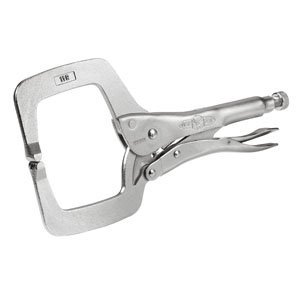 VISE-GRIP 6R, Locking C-Clamp with Regular Tips, 6" Length 10 Units