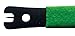 Creative Angler Rivergrip Fly Fishing Nippers - Green Tungsten Carbide with Rubberized Grip, Hook Eye Cleaner, Hole for Clip, Needle Point - Precision Fishing Line Clippers