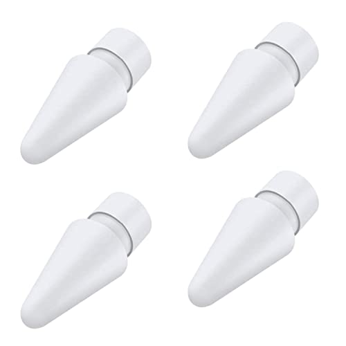 Puntas para Apple Pencil - [Pack de 4] Puntas de Lápiz de Apple iPad Pro, Compatible con Apple Pencil 1.ª Generación y...