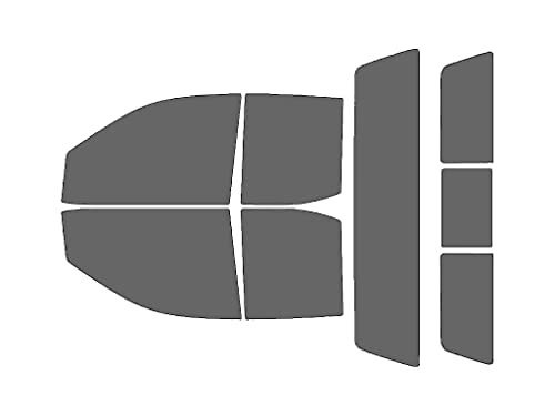 Rvinyl Window Tint Kit Compatible with Chevrolet Silverado 2019-2024 (4 Door Extended Cab) - Complete Precut Kit - 35%