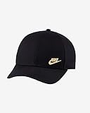 Nike DC3988-010 U NSW L91 Metal Futura Cap Hat Unisex-Adult Black/(Metallic Gold) MISC
