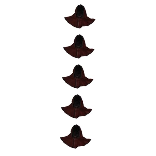 Casque de soudage protège-nuque en cuir de vachette marron x5 - 2