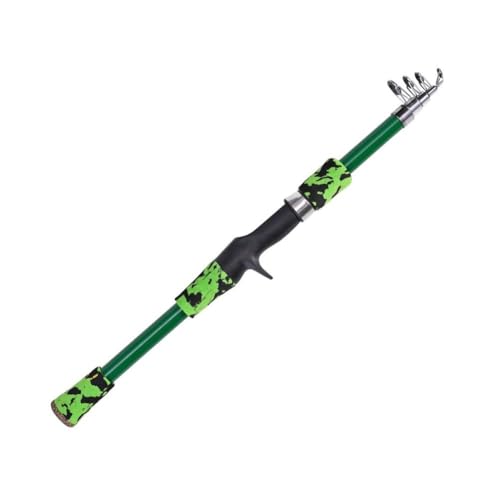 Auratrove Ensemble de canne à pêche avec moulinet et accessoires, canne télescopique légère en FRP pour jeunes pêcheurs, kit d'engrenage de lancer lisse,...