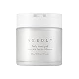 Needly Daily Toner Pad I Exfoliating Pads for Face with BHA & PHA, Deep Hydration, Pore Minimizer for Face, Centella, Tea Tree, High Volume Essence, Extra Large Cotton Pad, Korean Skin Care (80 Pads)