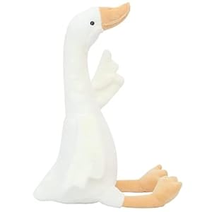NatureMan 19.7″ Swan Stuffed Animal, Cute soft Goose Toy Plushie Pillow Doll ThrowHugging Cushion Birthday Gifts – Perfect Companion for Kids, Babies, Toddlers