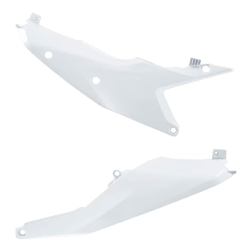 Parties latérales blanches Polisport carénage moto plastique blanc