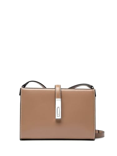 Calvin Klein Sac à bandoulière 23 cm en toile noire chic