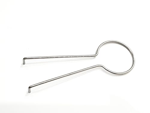 Marqueur de poitrine McKissock acier inoxydable trou serrure 38mm