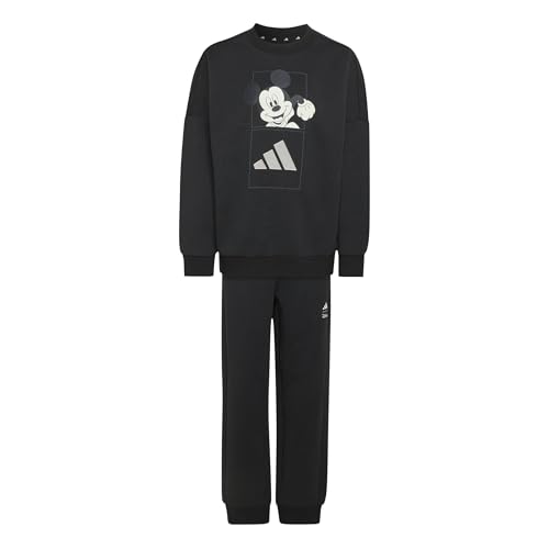 adidas Mixte enfant Disney Mickey Mouse Jogger Track_Suit, black/off white, 6-7 Years