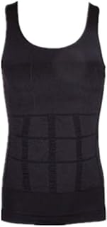 كورسيه للجسم لترهل الجسم للرجال بلون اسود مقاس 4XL - 4XL - ضمان لمدة عام واحد