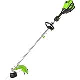 60V 16インチ ブラシレスコードレスストリングトリマー、アタッチメント対応、すべてのGreenworks60Vバッテリー/バッテリーと充電器と互換性あり