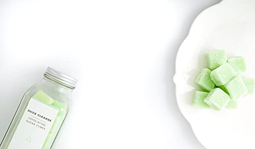 Harper + Ari Sugar Scrub Cubes (Juice Cleanse, 18 Cubes/16Oz), Exfoliating Body Scrub In Single Use Size, Soften And Smooth Skin With Shea Butter And Aloe Vera #TOP3