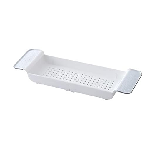 Plateau de baignoire rétractable 55cm en couleur E étagère de rangement