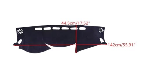 Tapis de tableau de bord contre les reflets pour Nissan Navara - 6