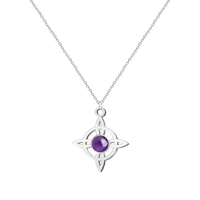 cotigo Collar para mujer Nudo de bruja con piedra y acero inoxidable + una pulsera de 7 nudos (gratis), nudo de bruja doble proteccion, Amuletos de suerte, bisutería para mujer. (Amatista) | Ya disponible en tu tienda friki favorita! En mundofriki.es! cotigo Collar para mujer Nudo de bruja con piedra y acero inoxidable + una pulsera de 7 nudos (gratis), nudo de bruja doble proteccion, Amuletos de suerte, bisutería para mujer. (Amatista) | Ya disponible en tu tienda friki favorita! En mundofriki.es!