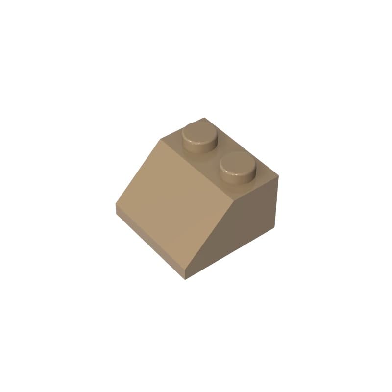 Gobricks GDS-589 Slope 45° 2 x 2 50PCS Compatible with Lego 3039 6227 35277 DIY Parts and MOC Components for Major Brick Brands Color?Dark Tan 138