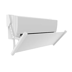 Deflector de aire acondicionado de pasta antihuellas (Blanco Ordinario)