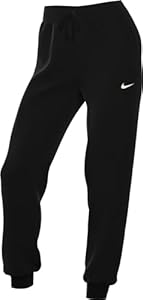 Nike Femme W NSW Phnx FLC Mr STD Pants, Black/Sail, S EU