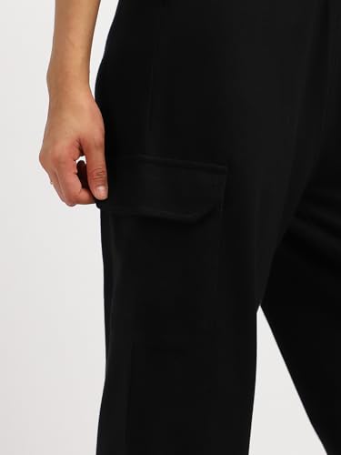 Image of JUNEBERRY 100% Pure Cotton Regular Fit Mid Rise Cargos with Pocket for Women & Girls