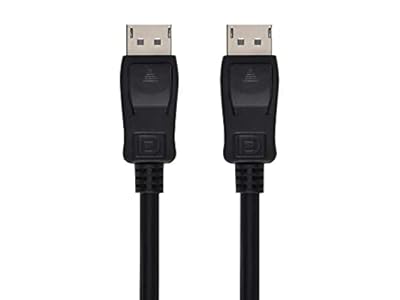 Monoprice 8K DisplayPort 2.0 Cable - 15 Feet | 80.0Gbps, 16K Resolution, Supports NVIDIA G?Sync AMD FreeSync, Compatible for Gaming Monitor, TV, PC, Laptop and More