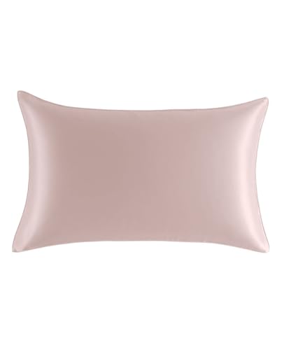 Dondi Home | Funda de almohada de seda Buenos días Princesa, funda 100% seda 22 mm, hipoalergénica y antibacteriana, efecto antiencrespamiento y piel luminosa, 50 x 80 cm, certificado OEKO-TEX, Alba