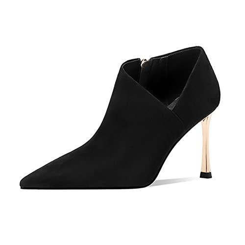 Escarpins femme bout fermé avec talon aiguille de 8.5cm chic