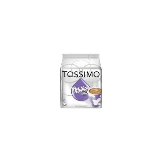 Tassimo T-skivor Milka (16 T-skivor) "Varm choklad smak dryck & grädde från mjölk" - 8 portioner x 2-pack