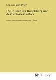  Die Ruinen der Rudelsburg und des Schlosses Saaleck: in ihren historischen Beziehungen mit 3 Tafeln
