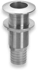 316 Stainless Steel Thru Hull scupper fits 1-1/2" Hose